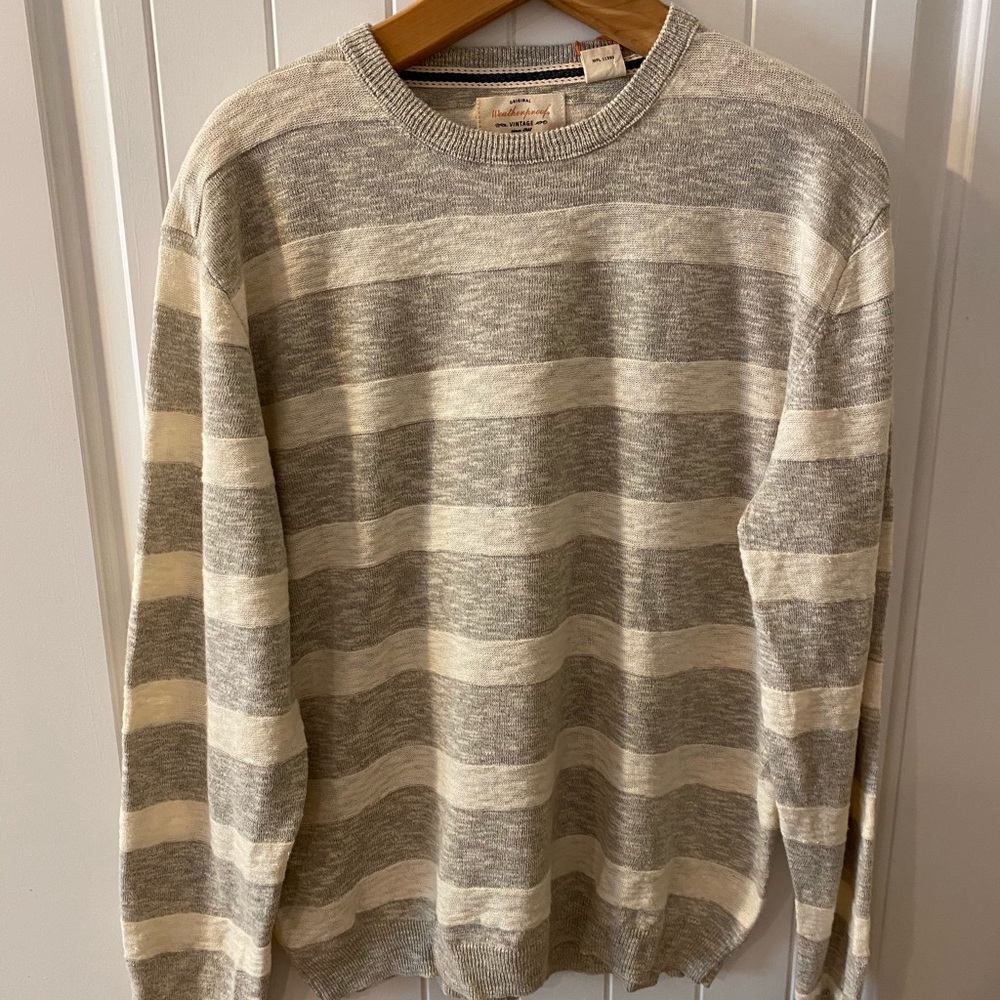 Weatherproof linen blend sweater
